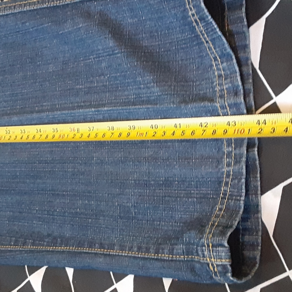 Tool Jean's, colorful checkerboard pockets,  size 44 - Picture 9 of 14